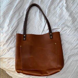 Portland Leather Goods Small Honey tote